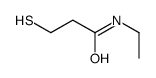 N-ethyl-3-sulfanylpropanamide结构式