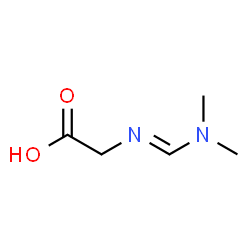 Glycine, N-[(dimethylamino)methylene]-, (E)- (9CI) Structure