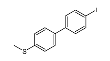 1-iodo-4-(4-methylsulfanylphenyl)benzene Structure