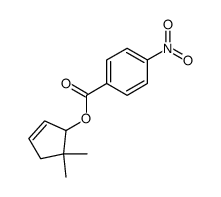 5,5-dimethylcyclopent-2-en-1-yl 4-nitrobenzoate结构式