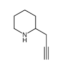 2-prop-2-ynylpiperidine Structure