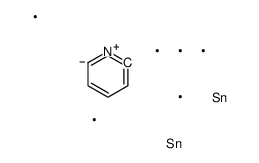 trimethyl-(6-trimethylstannylpyridin-2-yl)stannane Structure