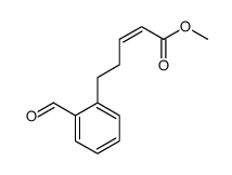 methyl 5-(2-formylphenyl)pent-2-enoate结构式
