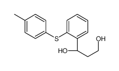 (1R)-1-[2-(4-methylphenyl)sulfanylphenyl]propane-1,3-diol Structure