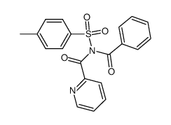 N-benzoyl-N-tosylpicolinamide结构式