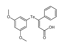 3-(3,5-dimethoxyphenyl)tellanyl-3-phenylprop-2-enoic acid结构式