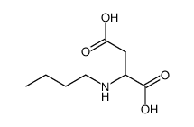 N-butyl-DL-aspartic acid Structure