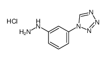 1-(3-Hydrazinylphenyl)-1H-Tetrazole Hydrochloride Structure