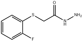 2-[(2-fluorophenyl)sulfanyl]acetohydrazide structure