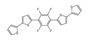 2-[2,3,5,6-tetrafluoro-4-(5-thiophen-2-ylthiophen-2-yl)phenyl]-5-thiophen-2-ylthiophene结构式