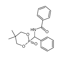 N-((5,5-dimethyl-2-oxido-1,3,2-dioxaphosphinan-2-yl)(phenyl)methyl)benzamide结构式