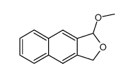 1,3-dihydro-1-methoxybenzo(f)isobenzofuran结构式