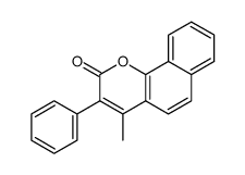4-methyl-3-phenyl-benzo[h]chromen-2-one结构式