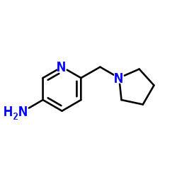 6-(1-Pyrrolidinylmethyl)-3-pyridinamine Structure