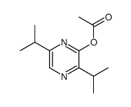 2-acetoxy-3,6-diisopropylpyrazine Structure