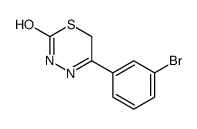 5-(3-bromophenyl)-3,6-dihydro-1,3,4-thiadiazin-2-one结构式