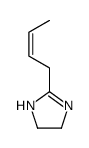 2-but-2-enyl-4,5-dihydro-1H-imidazole结构式