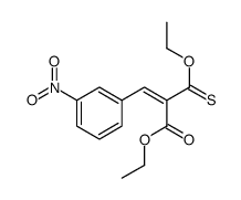 ethyl 2-ethoxycarbothioyl-3-(3-nitrophenyl)prop-2-enoate结构式