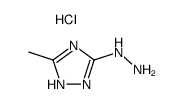 (5-methyl-1H-[1,2,4]triazol-3-yl)-hydrazine, hydrochloride结构式