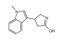 4-(1-methylindol-3-yl)pyrrolidin-2-one Structure
