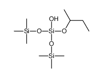 butan-2-yloxy-hydroxy-bis(trimethylsilyloxy)silane结构式