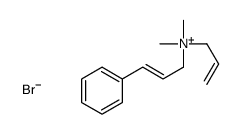 dimethyl-(3-phenylprop-2-enyl)-prop-2-enylazanium,bromide Structure