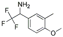 2,2,2-TRIFLUORO-1-(4-METHOXY-3-METHYL-PHENYL)-ETHYLAMINE Structure