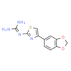 N-(4-BENZO[1,3]DIOXOL-5-YL-THIAZOL-2-YL)-GUANIDINE structure