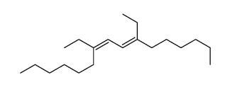 7,10-diethylhexadeca-7,9-diene结构式