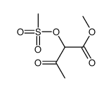 methyl 2-methylsulfonyloxy-3-oxobutanoate Structure