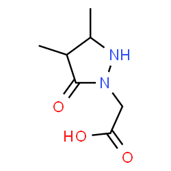 (3,4-DIMETHYL-5-OXO-4,5-DIHYDRO-PYRAZOL-1-YL)-ACETIC ACID Structure