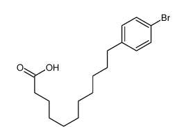 11-(4-bromophenyl)undecanoic acid结构式