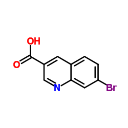 7-Bromo-3-quinolinecarboxylic acid Structure