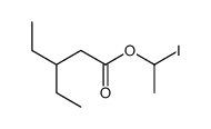 1-iodoethyl 3-ethylpentanoate结构式