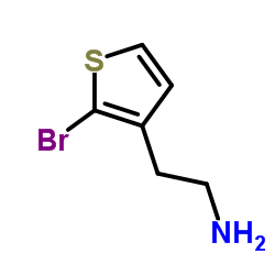 2-(2-溴噻吩-3-基)乙胺结构式