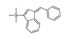 (3-benzylideneinden-1-yl)-trimethylsilane Structure