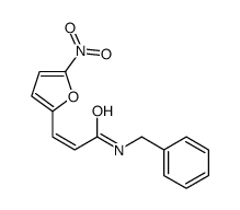 N-benzyl-3-(5-nitrofuran-2-yl)prop-2-enamide Structure