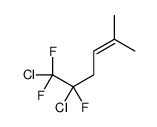 5,6-dichloro-5,6,6-trifluoro-2-methylhex-2-ene结构式