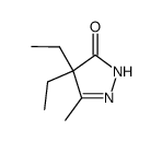 2-Pyrazolin-5-one,4,4-diethyl-3-methyl- (6CI,7CI) picture