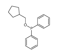 (cyclopentylmethoxy)diphenylphosphine结构式