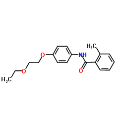 N-[4-(2-Ethoxyethoxy)phenyl]-2-methylbenzamide结构式