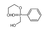 2-[hydroxymethyl(phenyl)phosphoryl]oxyethanol Structure