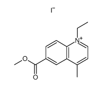 1-Ethyl-6-methoxycarbonyllepidinium Iodide Structure