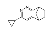 5,8-Methanocinnoline, 3-cyclopropyl-5,6,7,8-tetrahydro Structure