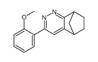 5,8-Methanocinnoline, 5,6,7,8-tetrahydro-3-(2-methoxyphenyl)结构式