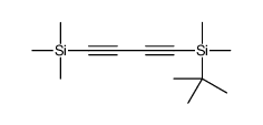 tert-butyl-dimethyl-(4-trimethylsilylbuta-1,3-diynyl)silane Structure