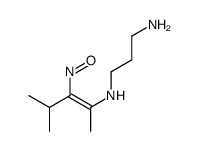 N'-(4-methyl-3-nitrosopent-2-en-2-yl)propane-1,3-diamine Structure