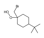 1-(bromomethyl)-4-tert-butyl-1-hydroperoxycyclohexane Structure