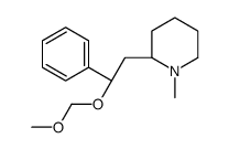 (2S)-2-[(2R)-2-(methoxymethoxy)-2-phenylethyl]-1-methylpiperidine结构式