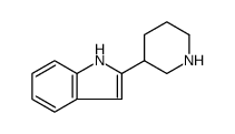 2-(piperidin-3-yl)-1H-indole structure